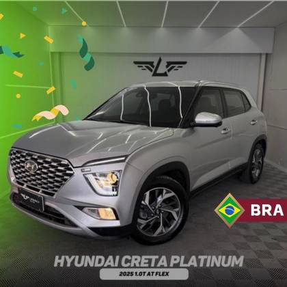 HYUNDAI CRETA 1.0 TGDI FLEX PLATINUM AUTOMÁTICO HYUNDAI CRETA 1.0 TGDI FLEX PLATINUM AUTOMÁTICO